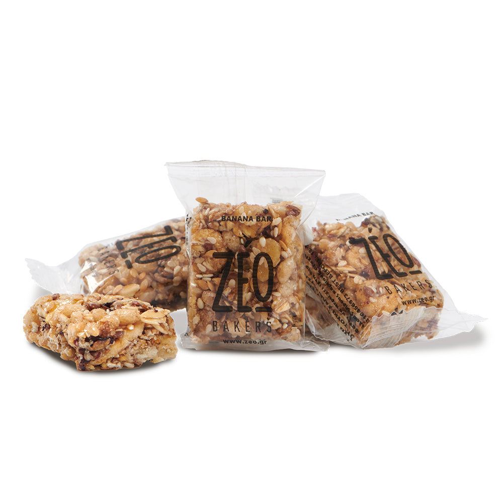 Mini bars med banan & mandel