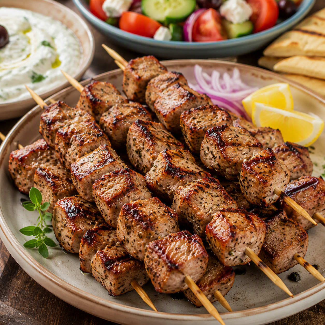 Souvlaki fläsk