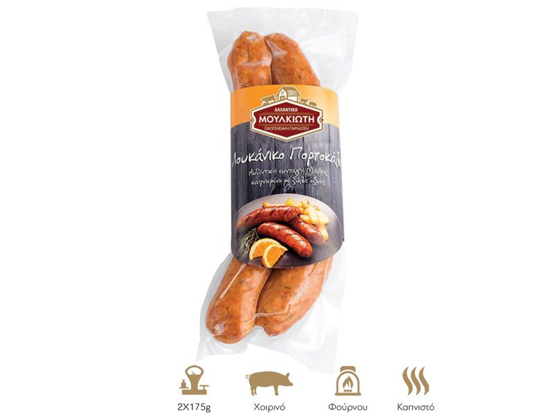 Fläskkorv med apelsinsmak