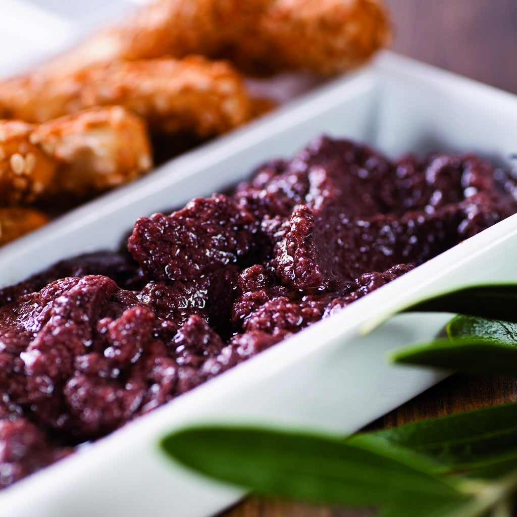 Tapenade med svarta oliver