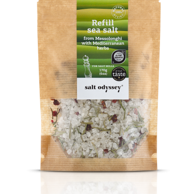 Refill havssalt olika sorter