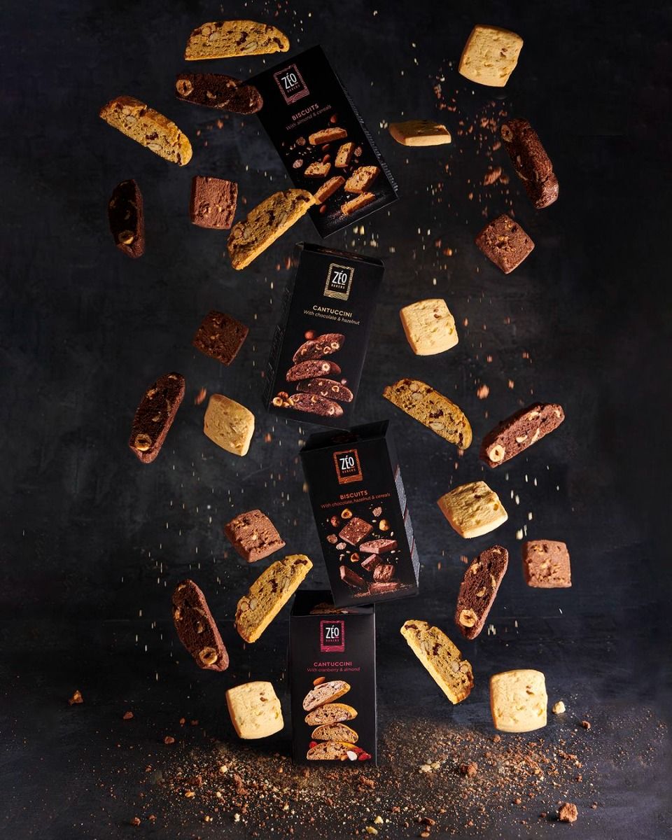 Box Cantuccini vanilj, tranbär och mandel 120 gr