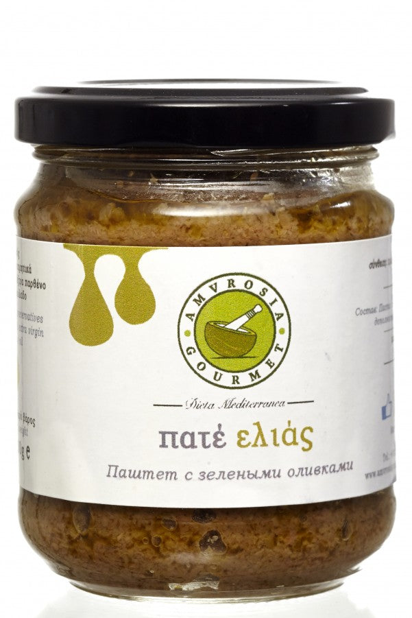 Tapenade med gröna oliver