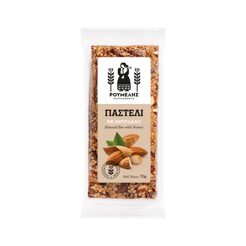 Sesambar med mandel och honung 70gr