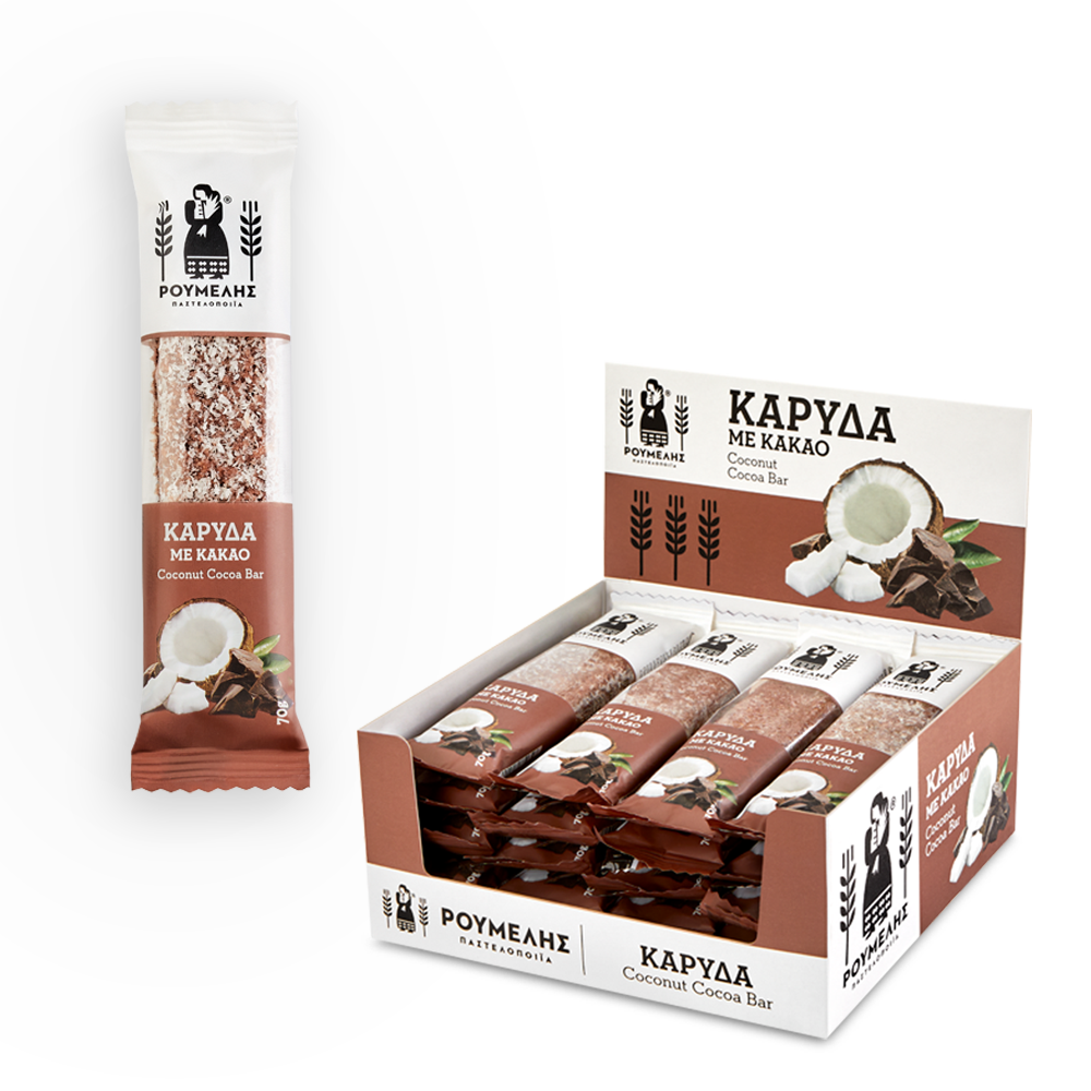 Kokosbar med kakao 70gr