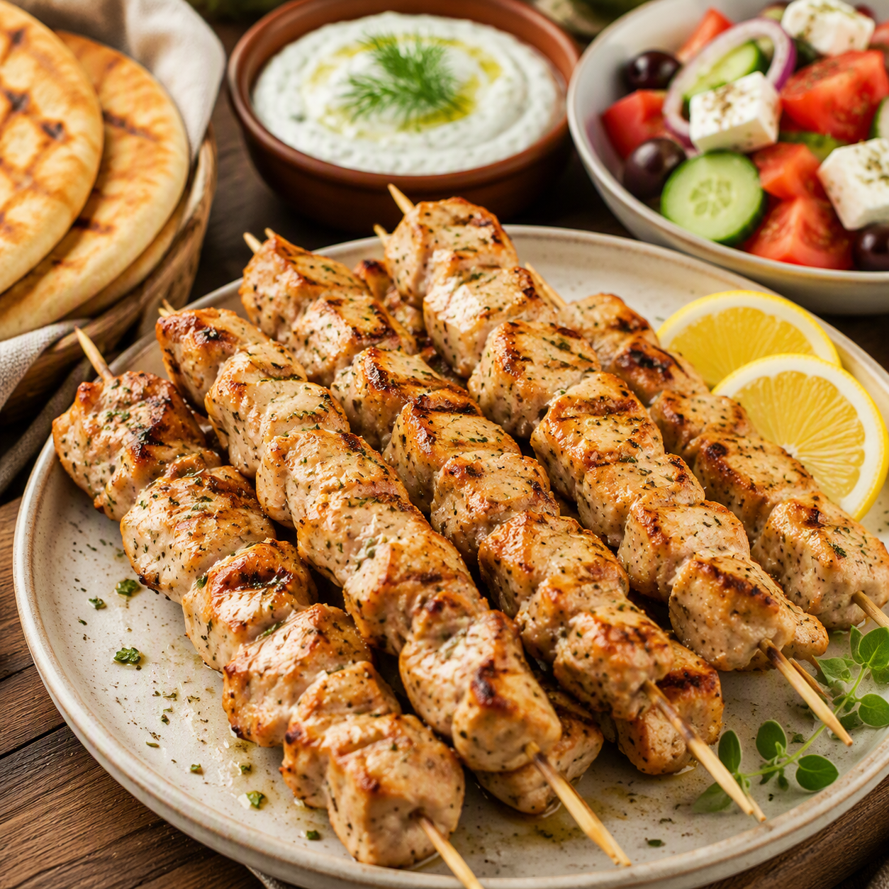 Souvlaki kyckling
