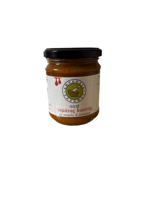 Tapenade med soltorkade tomater, basilika och vitlök