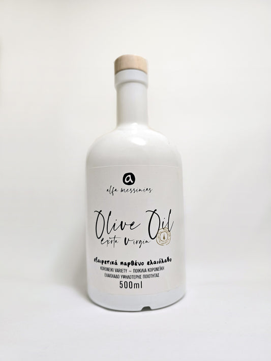 Olivolja premium, extra jungfru från Messinia 500 ml