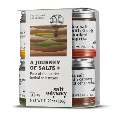 Fyra av de godaste örtsaltblandningarna 4x80gr (Herbs edition)