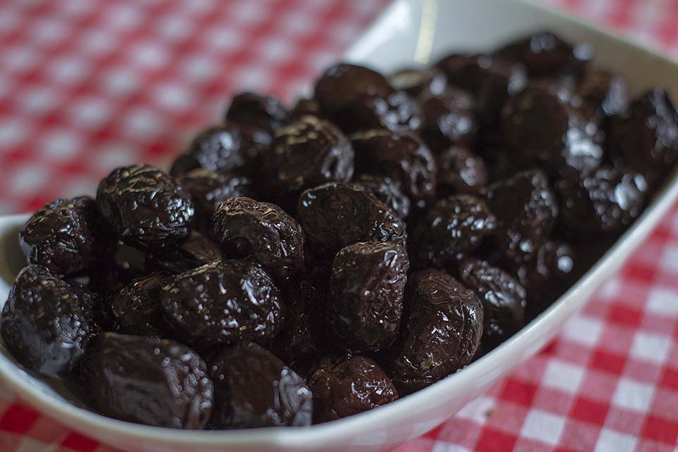 Svarta oliver Chalkidikis (wrinkled), 250gr