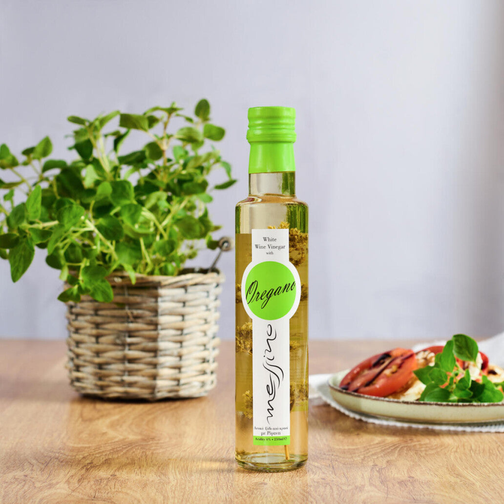 Vitvinsvinäger med oregano