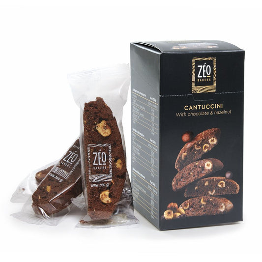 Box Cantuccini choklad och hasselnötter,  120 gr