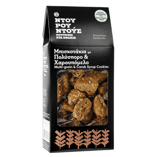 Biscotti med multigryn och carobsirap, 200gr