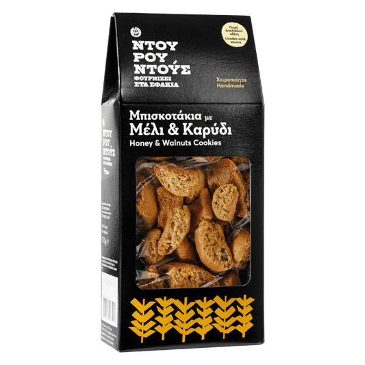 Biscotti med honung och valnötter, 170 gr