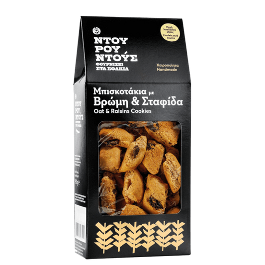 Biscotti med havre och russin, 190 gr