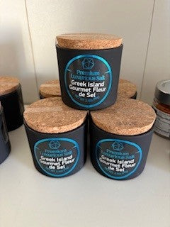 Gourmet flingsalt – svart keramik burk 70 g
