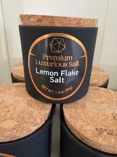 Citronflingsalt – svart keramik burk 40 g